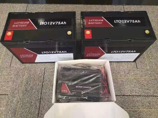 RV / キャラバン / ボート用 BMS の LTO 12V 75Ah ポータブル リチウム タイタネート バッテリー パック
