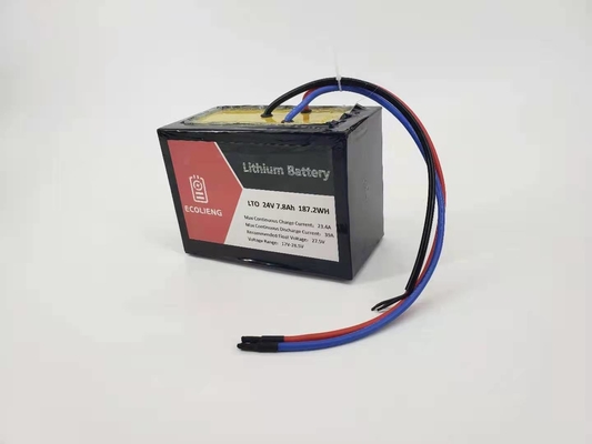 24V 7.8Ah リチウムチタナート LTO バッテリー パック ソーラー・トラッカー/電気ドア
