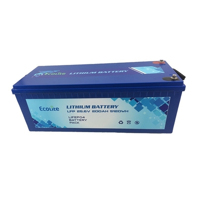 M8 端末型 LiFePO4 リチウム電池 ECOLTO-24200 IP65 保護