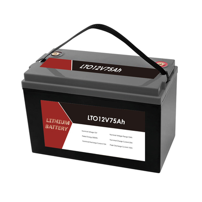 12V 75Ah LTO バッテリー パック 12mΩ 抵抗を持つ海洋 RV アプリケーション