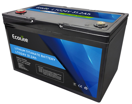 エコライト LTO24-30 24V 31.2Ah リチウムチタン酸電池パック 748.8Wh エネルギー