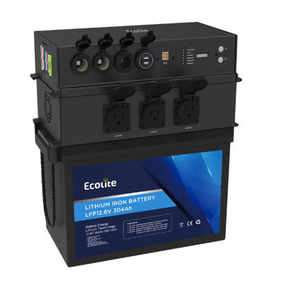 quality ポータブル 12.8V RV リチウム バッテリー 300Ah 3840Wh CC / CV 充電モード factory