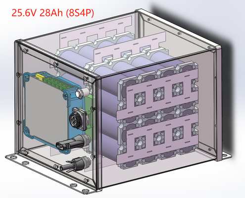カスタム LiFePO4 太陽光路灯 バッテリー 24V 25.6V 28Ah LEDランプ リチウムバッテリー