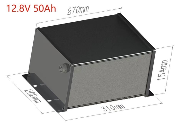 640Wh 太陽光路灯 バッテリー 12V 50Ah LiFePO4 バッテリー 統合 BMS と MPPT