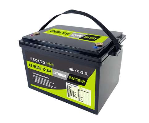 最大充電電流 100A 12V 100Ah LiFePO4 信頼性の高いリチウム電池