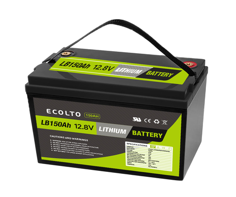 12V 150Ah ディープサイクル LiFePO4 リチウム電池 統合 BMS ポータブル電源