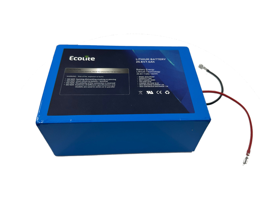 25.6V 7.5Ah LifePO4 リチウム鉄電池パック