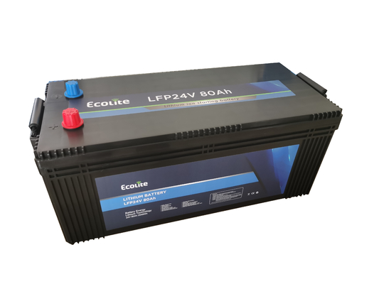 24V 80Ah トラック リチウム スタート・ストップ 自動車用バッテリー LiFePO4 リチウム トラック スタート・クランキング バッテリー