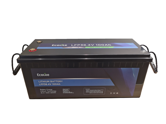 LFP LiFePO4 リチウム電池 38.4V 100Ah 3840Wh BMS を搭載したリチウム鉄リン酸電池