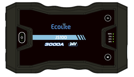 JS100 DC入力 25.9V 6Ah バイク ATV リチウム・ディープサイクルバッテリー