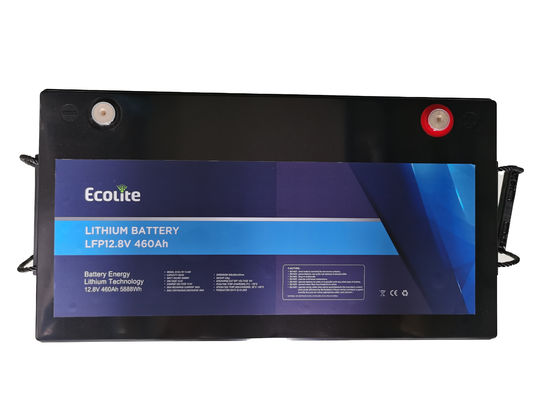 カスタマイズされた軽量 12.8V 460Ah LiFePO4 RV リチウム電池 BMS 統合