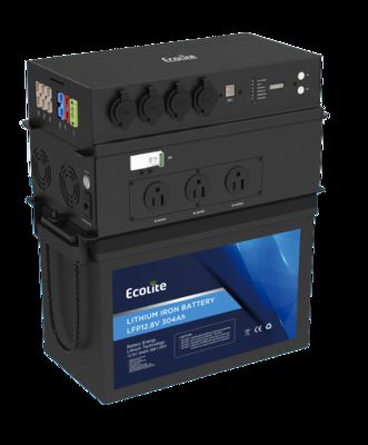 パワートップ 12.8V 300Ah 高容量 RV リチウムバッテリー 止まらないアウトドア & RV 電源用